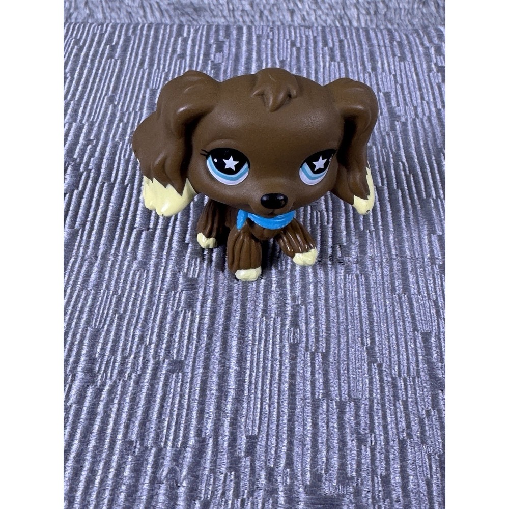 Hasbro Littlest Pet Shop Cocker Spaniel 960 Star Eyes Authentic LPS